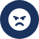 trauma icon anger face
